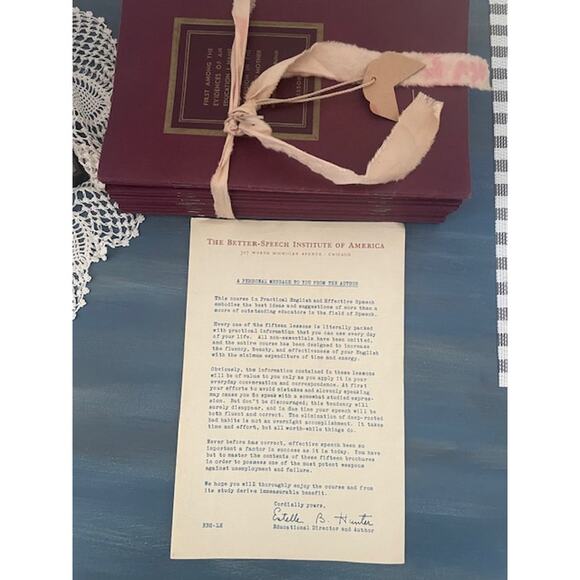 Practical English & Effective Speech 1938 - 15 Booklet Set Gift for Teacher - Picture 1 of 16